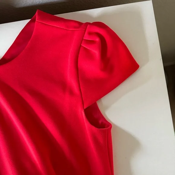 Coral/red Sage Collective women’s midi dress - Picture 5 of 5